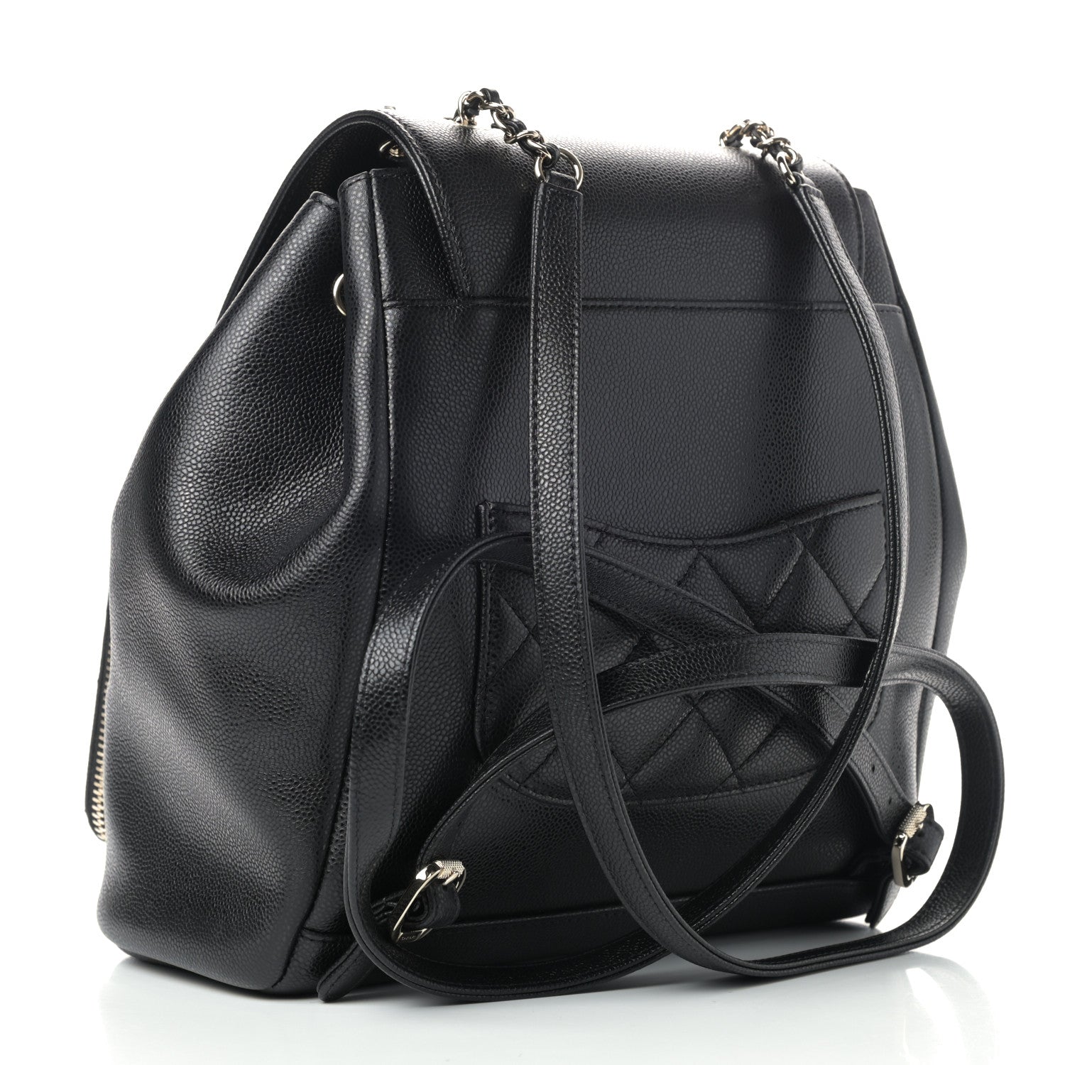 Chanel Caviar Quilted Business Affinity Backpack Black 2 of 8