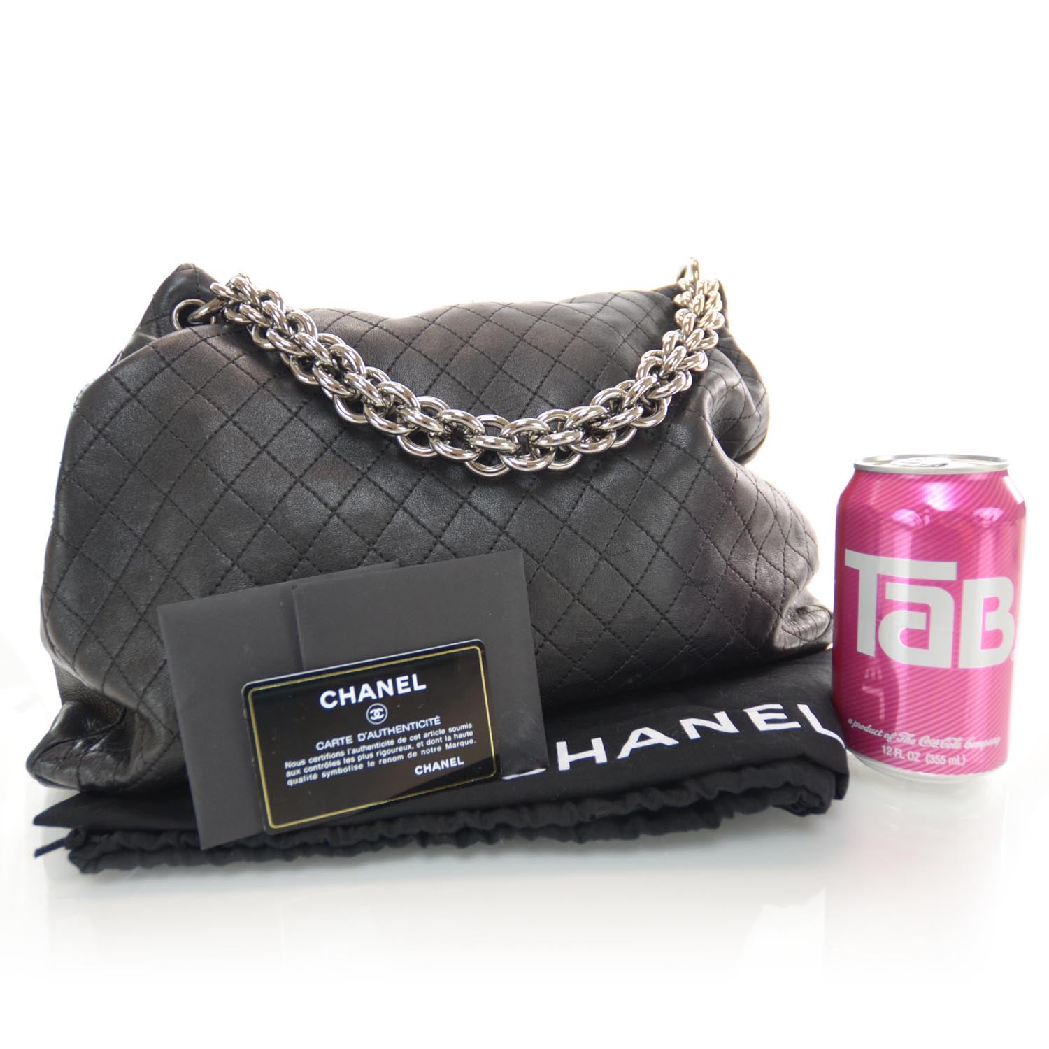 Chanel Lambskin Quilted New Lock Flap Black 3 of 9