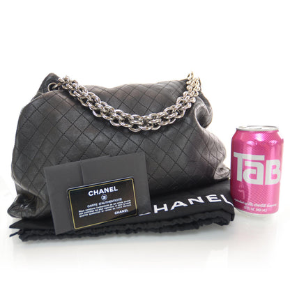 Chanel Lambskin Quilted New Lock Flap Black 3 of 9