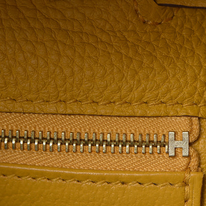 Hermes Togo Kelly Retourne 28 Jaune Ambre 36 of 42