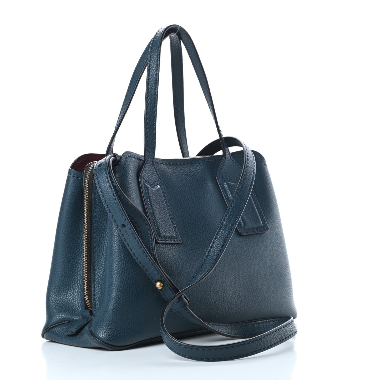 Pebbled Calfskin The Editor 29 Tote Blue Sea