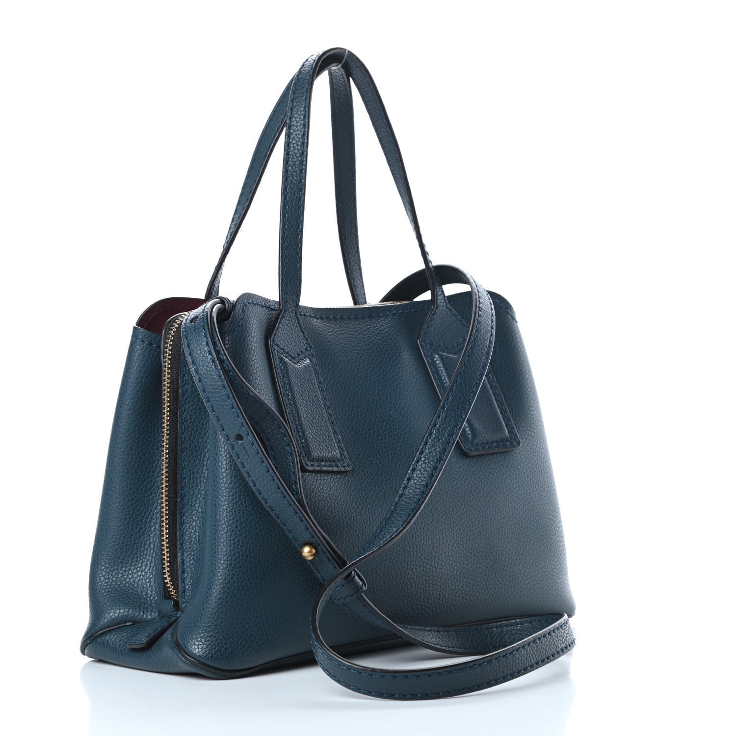 Marc Jacobs Pebbled Calfskin The Editor 29 Tote Blue Sea 3 of 12