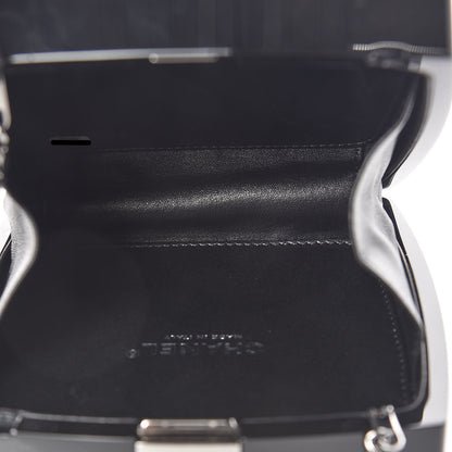 Chanel Plexiglass Compact Box Clutch Black Ivory 5 of 10