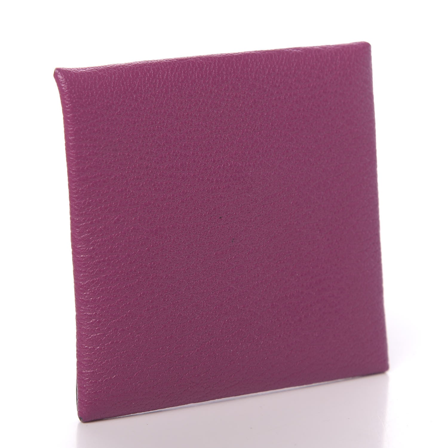 Hermes Chevre Mysore Bastia Coin Purse Rose Pourpre 3 of 8