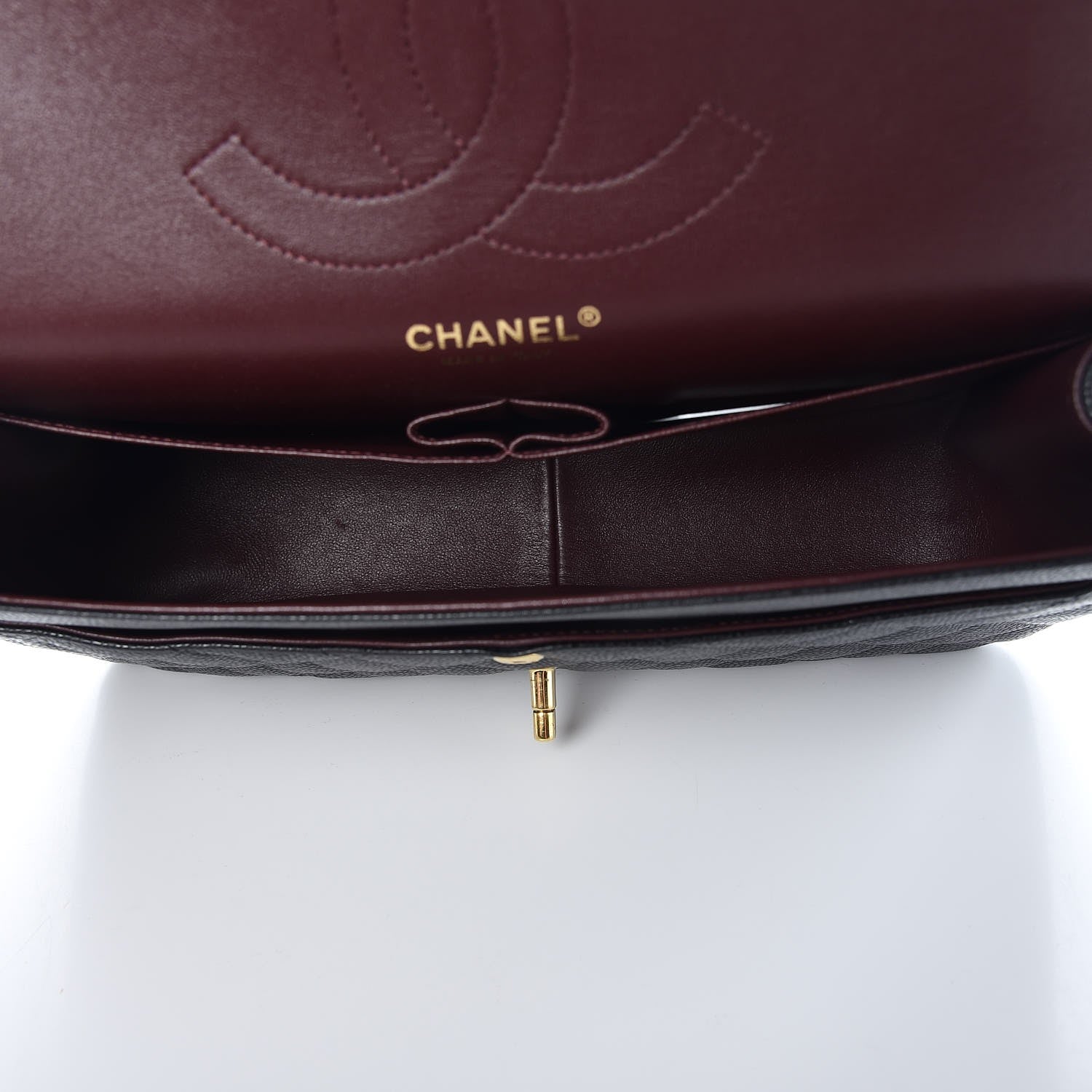 Chanel Caviar Quilted Jumbo Double Flap Black 6 of 8