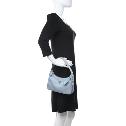 Prada Tessuto Nylon Mini Re-Edition 2000 Bag Emerald Green 2 of 14