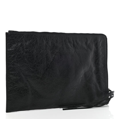 Balenciaga Agneau Classic Hardware Small Pouch Black 3 of 7
