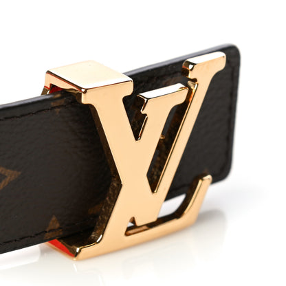 Louis Vuitton Calfskin Monogram 30mm LV Initiales Reversible Belt 75 30 Coquelicot 7 of 9