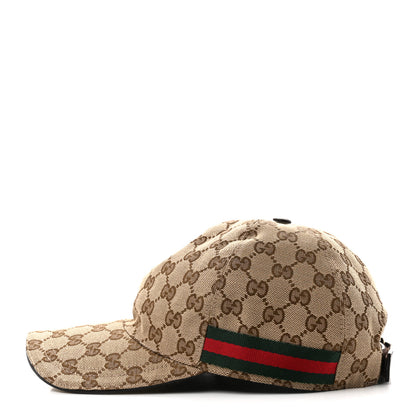 Gucci Monogram Web Baseball Hat L Beige Cocoa 6 of 9