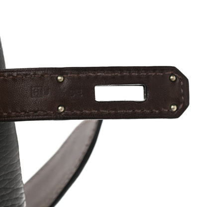 Hermes Togo Swift So Kelly 22 Black Chocolate 6 of 8