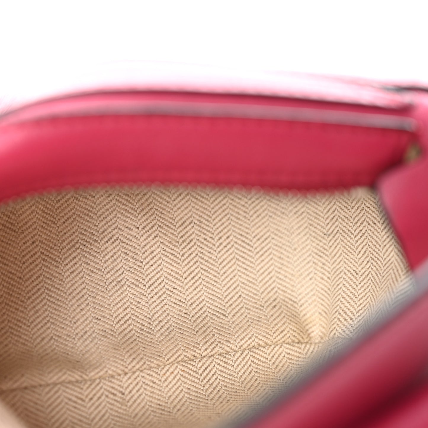 Calfskin Mini Puzzle Bag Raspberry