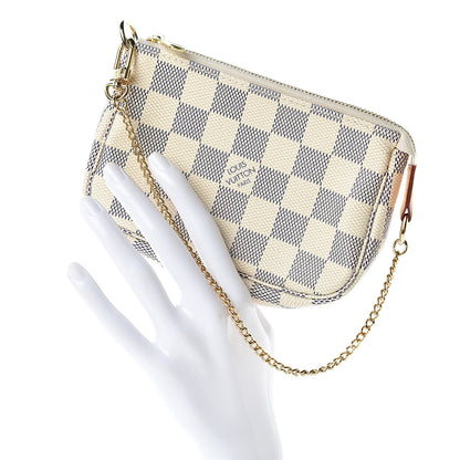 Louis Vuitton Damier Azur Mini Pochette Accessories 2 of 7