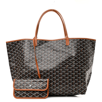 Goyard Goyardine Saint Louis GM Black Gold 1 of 11