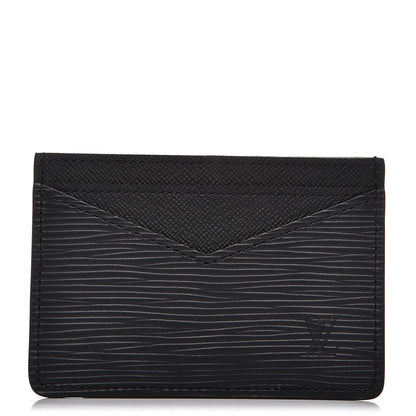 Louis Vuitton Epi Neo Porte-Cartes Card Holder Black 1 of 6