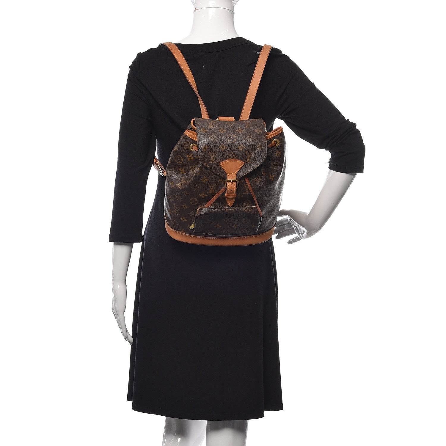 Louis Vuitton Monogram Montsouris MM Backpack 2 of 14