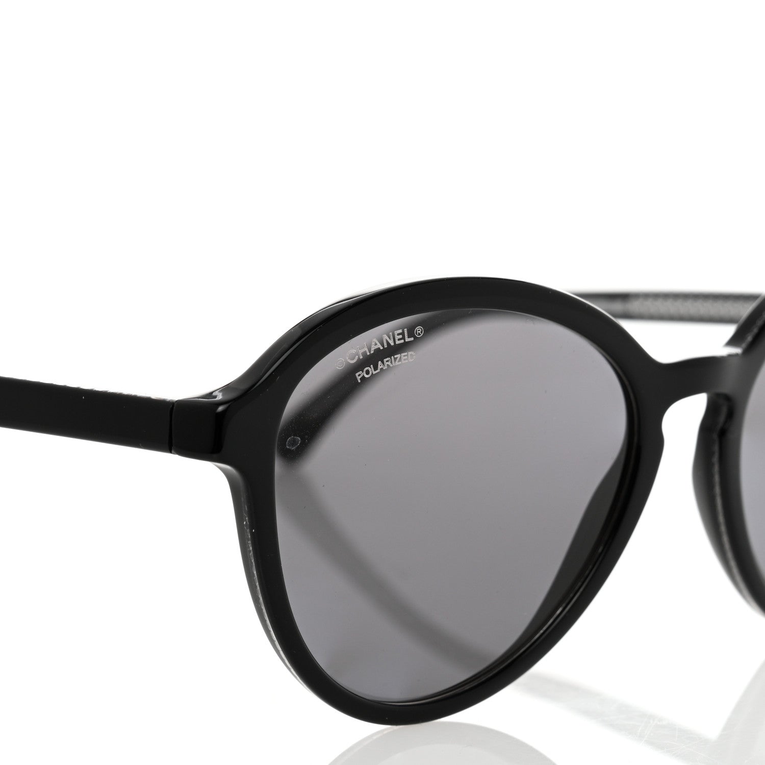 Chanel Acetate Round Sunglasses 5403 Black 7 of 7