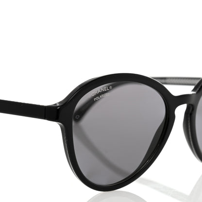 Chanel Acetate Round Sunglasses 5403 Black 7 of 7
