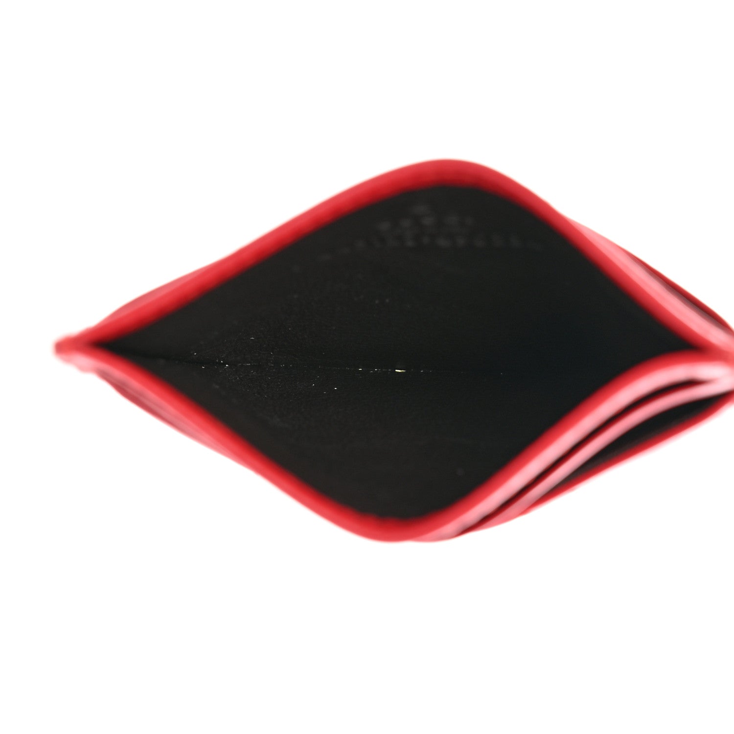 Gucci Calfskin Matelasse GG Marmont Card Holder Hibiscus Red 5 of 6