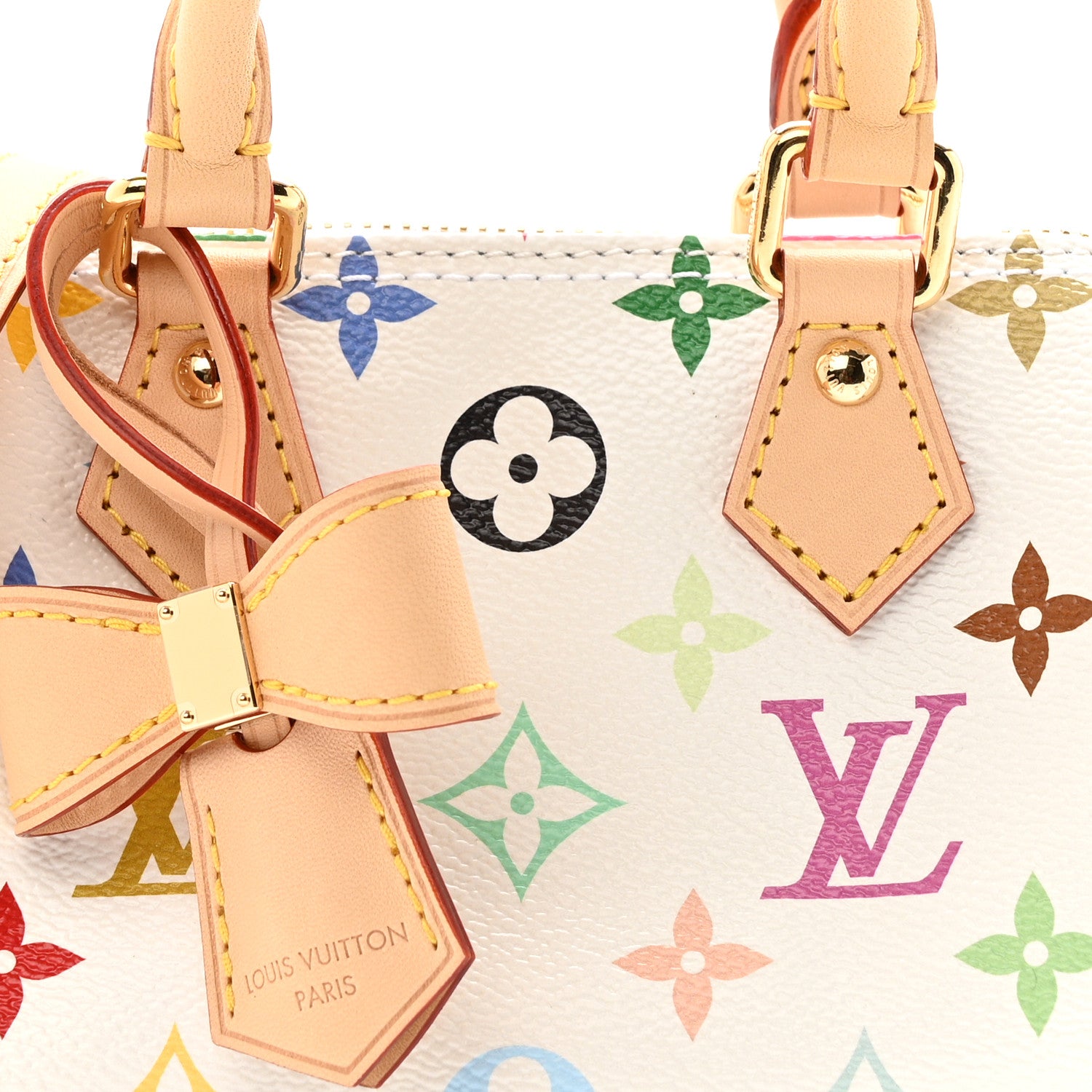 Louis Vuitton LV X TM Monogram Multicolor Nano Speedy White 7 of 10