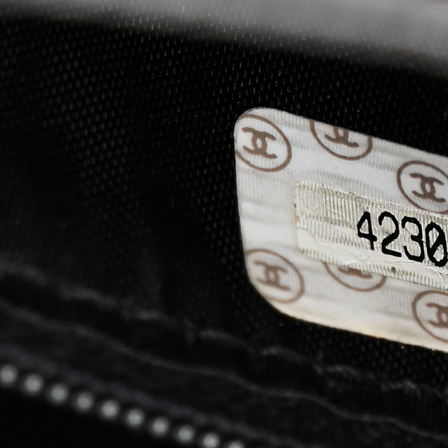 Caviar Quilted Camera Case Black