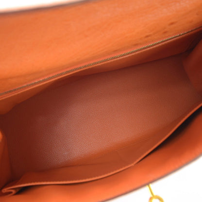 Hermes Ostrich Kelly 32 Orange 10 of 10