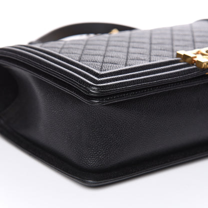 Chanel Caviar Quilted New Medium Boy Flap Black 8 of 11