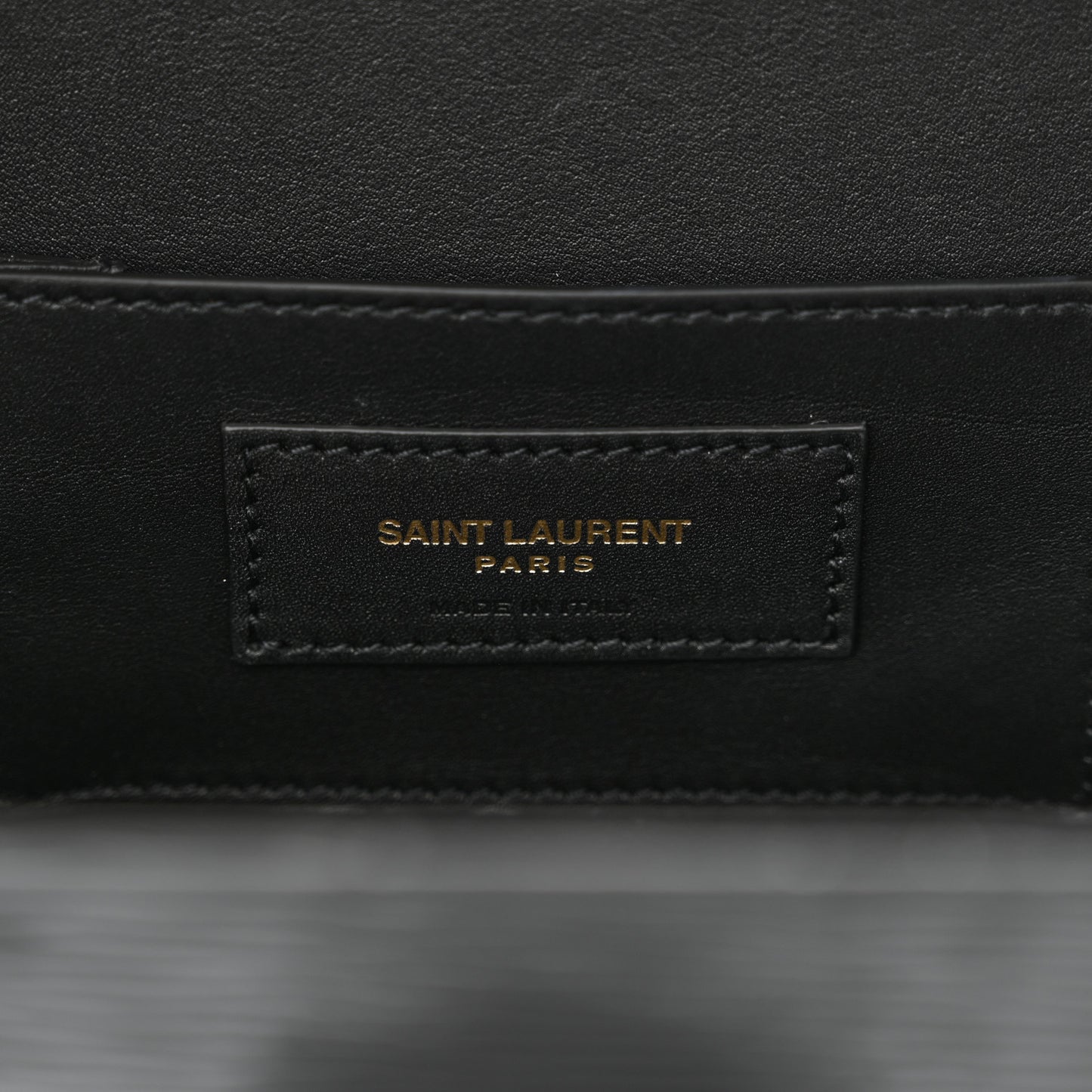 Patent Monogram Small Kate Slide Chain Crossbody Box Bag Black