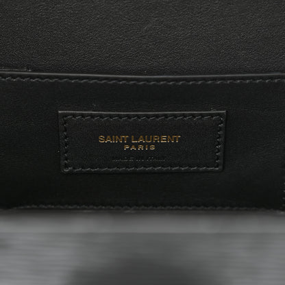 Saint Laurent Patent Monogram Small Kate Slide Chain Crossbody Box Bag Black 6 of 12