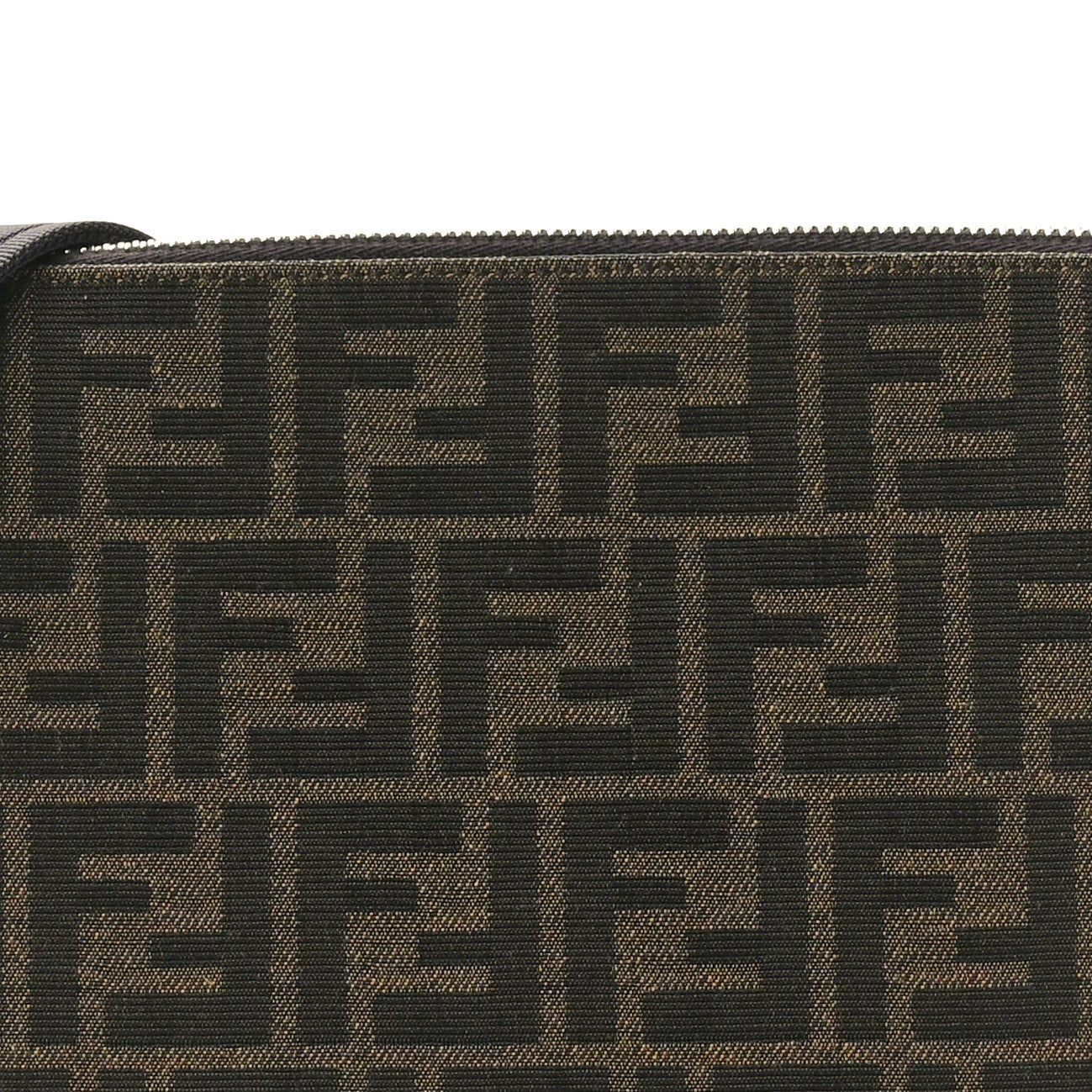 Fabric Jacquard FF Melon Bag Tobacco Black