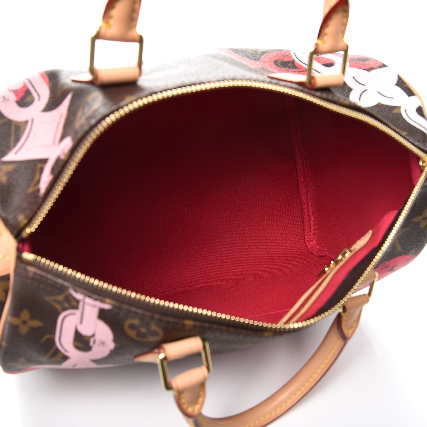 Monogram Bay Speedy 30 Rose Ballerine Poppy