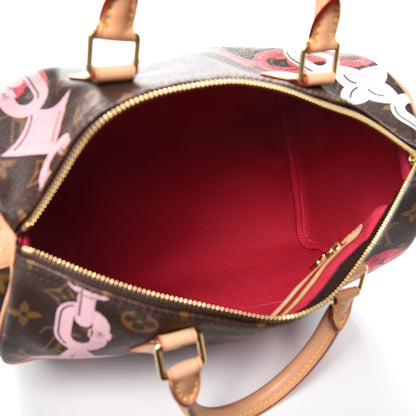 Louis Vuitton Monogram Bay Speedy 30 Rose Ballerine Poppy 5 of 9