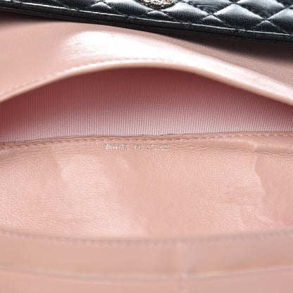 Chanel Lambskin Micro Quilted Tri-Fold Wallet Black 7 of 17