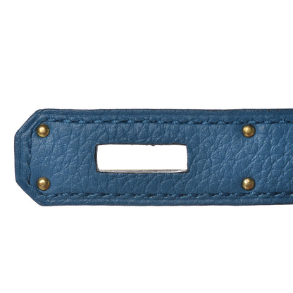 Hermes Togo Birkin 30 Cobalt 12 of 36