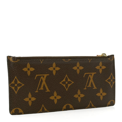 Louis Vuitton Monogram Josephine Wallet Zippered Insert Rose Ballerine 2 of 4