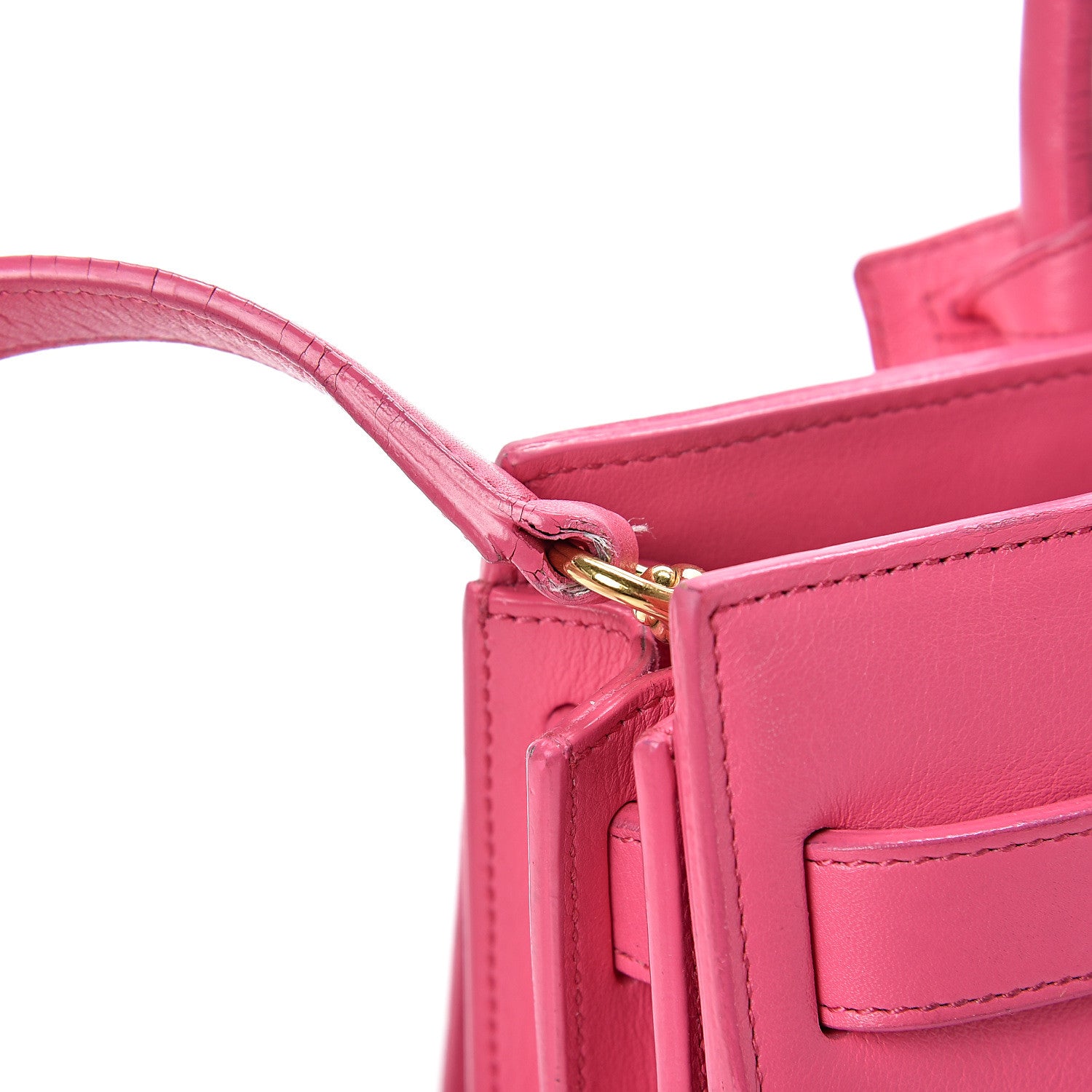 Saint Laurent Calfskin Nano Sac De Jour Rose Clair 21 of 26