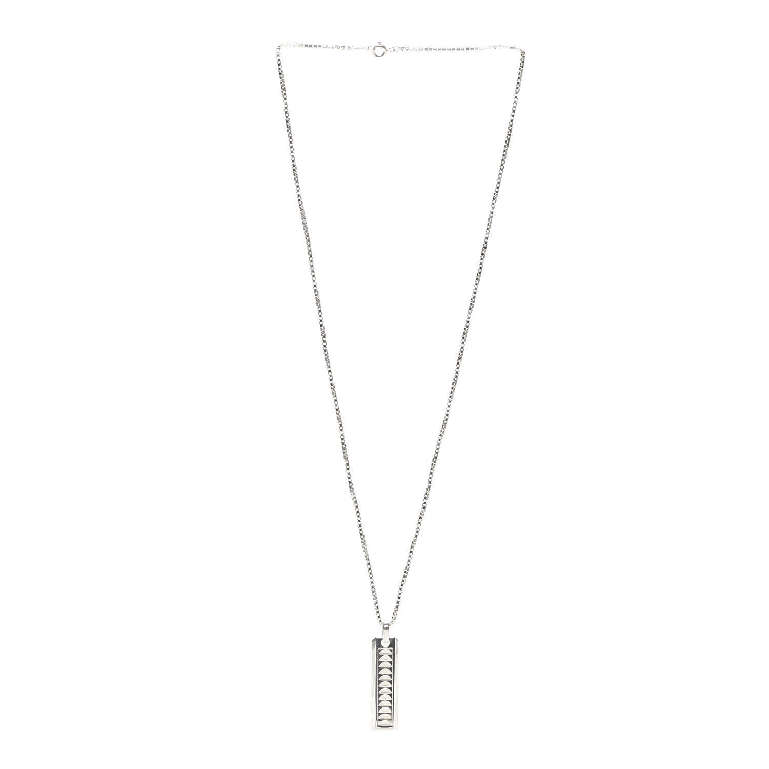 Tiffany Sterling Silver Paloma Caliper Bar Pendant Necklace 3 of 7