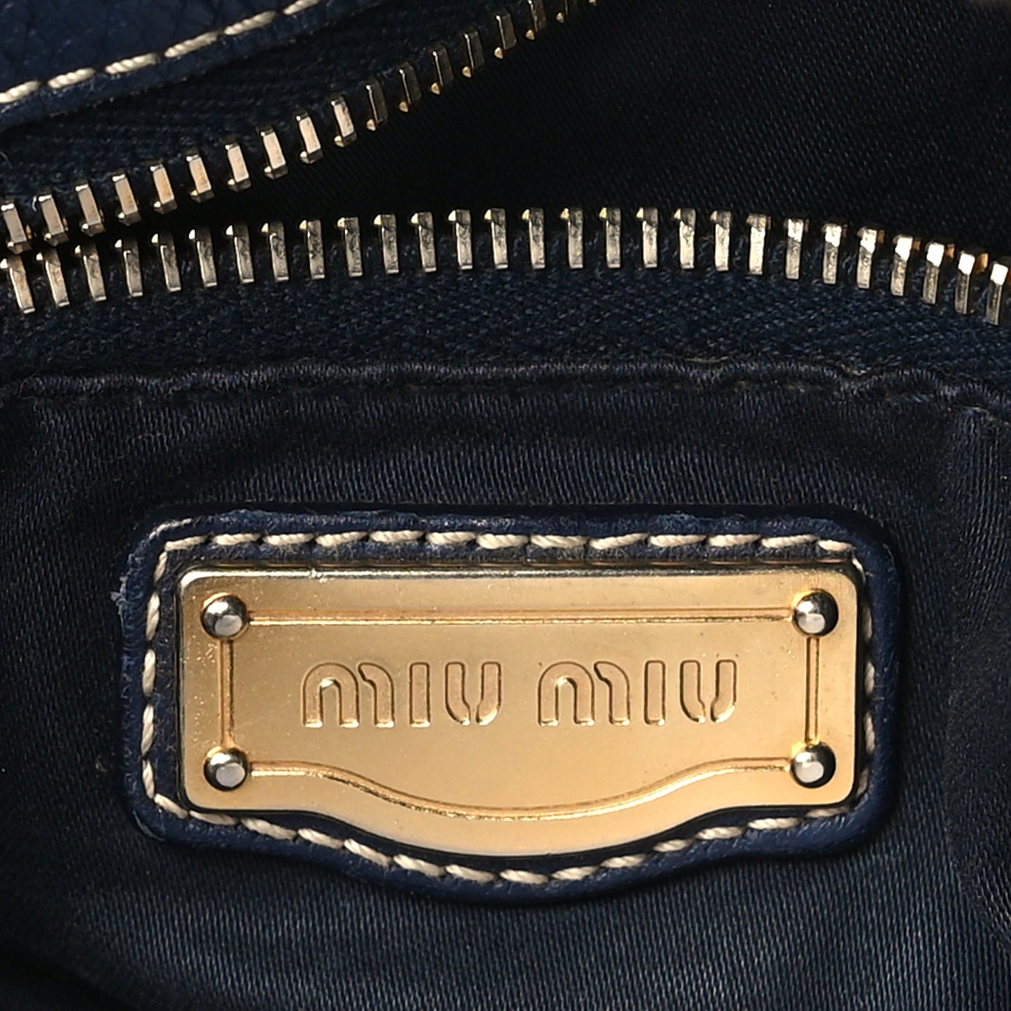 Vitello Lux Bow Tote Bleuette