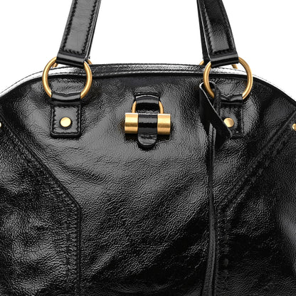 Saint Laurent Patent Large Muse Black 7 of 10