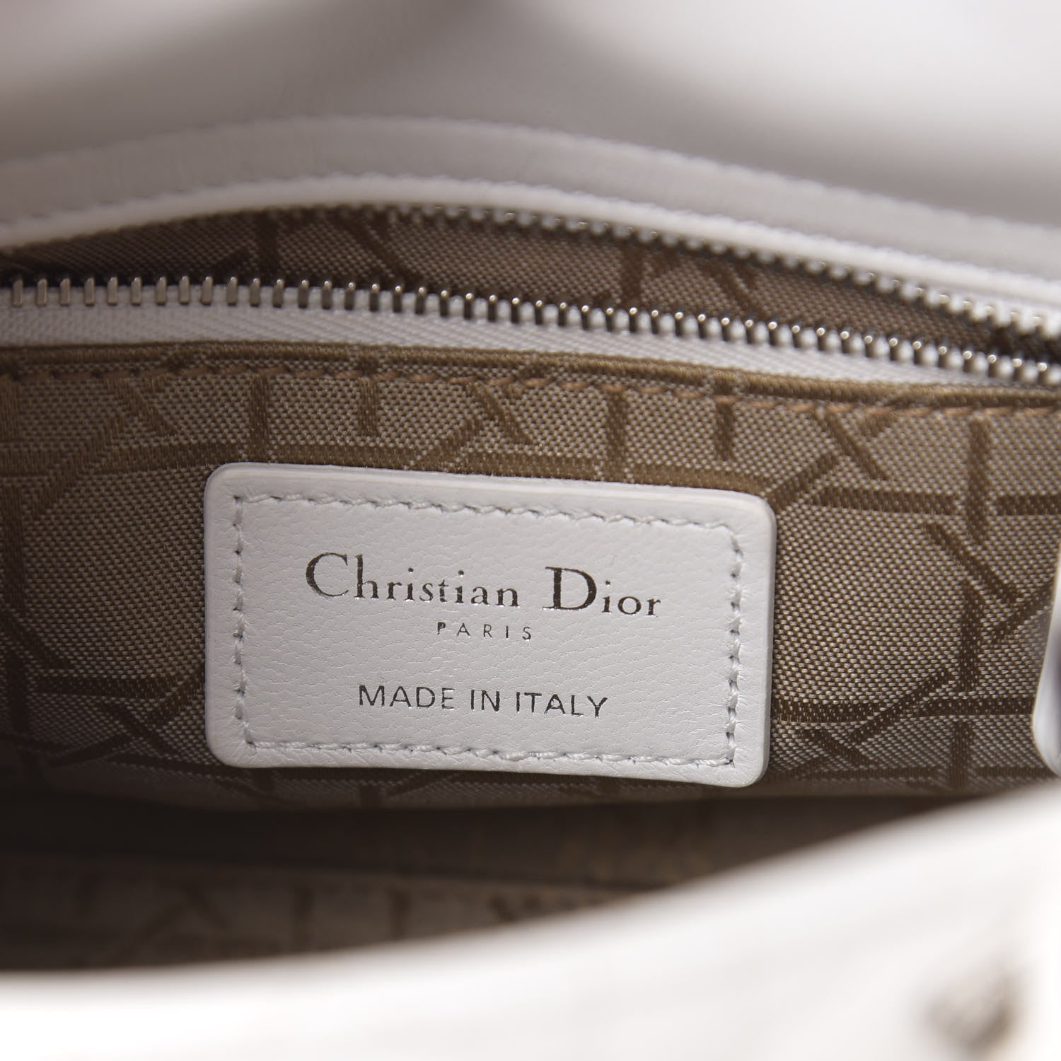 Christian Dior Lambskin Cannage Mini Lady Dior White 6 of 13