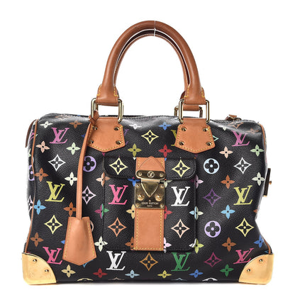Louis Vuitton Monogram Multicolor Speedy 30 Black 1 of 7
