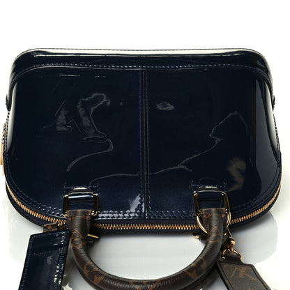Louis Vuitton Patent Monogram Alma BB Marine 6 of 7