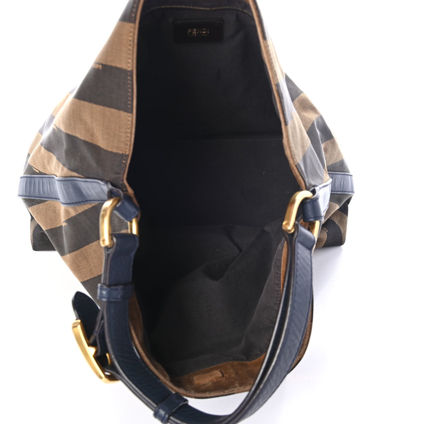 Pequin Vitello Large Hobo Tobacco Petrolio