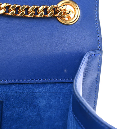 Saint Laurent Smooth Calfskin Medium Classic Monogram Kate Tassel Satchel Royal Blue 10 of 21