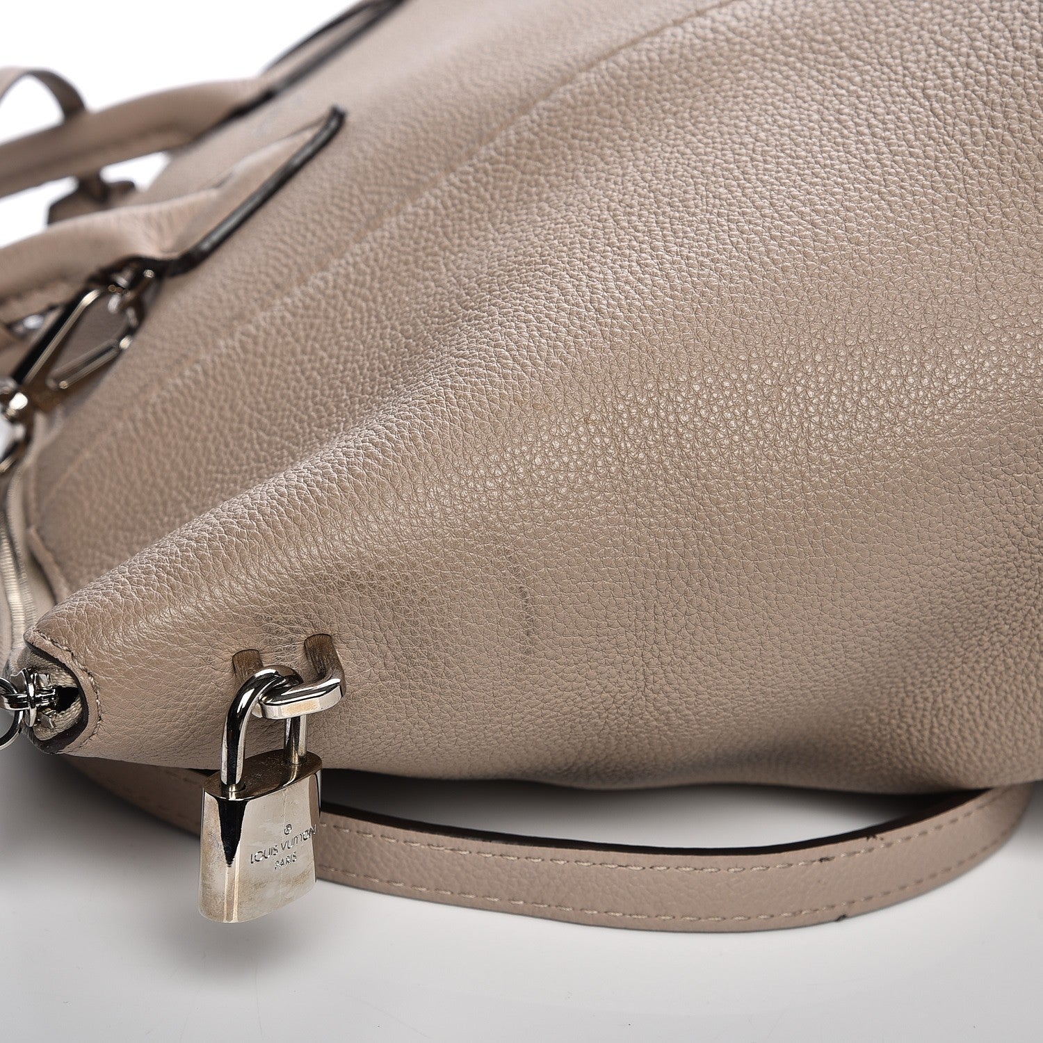 Louis Vuitton Veau Cachemire Soft Lockit MM Galet 7 of 15
