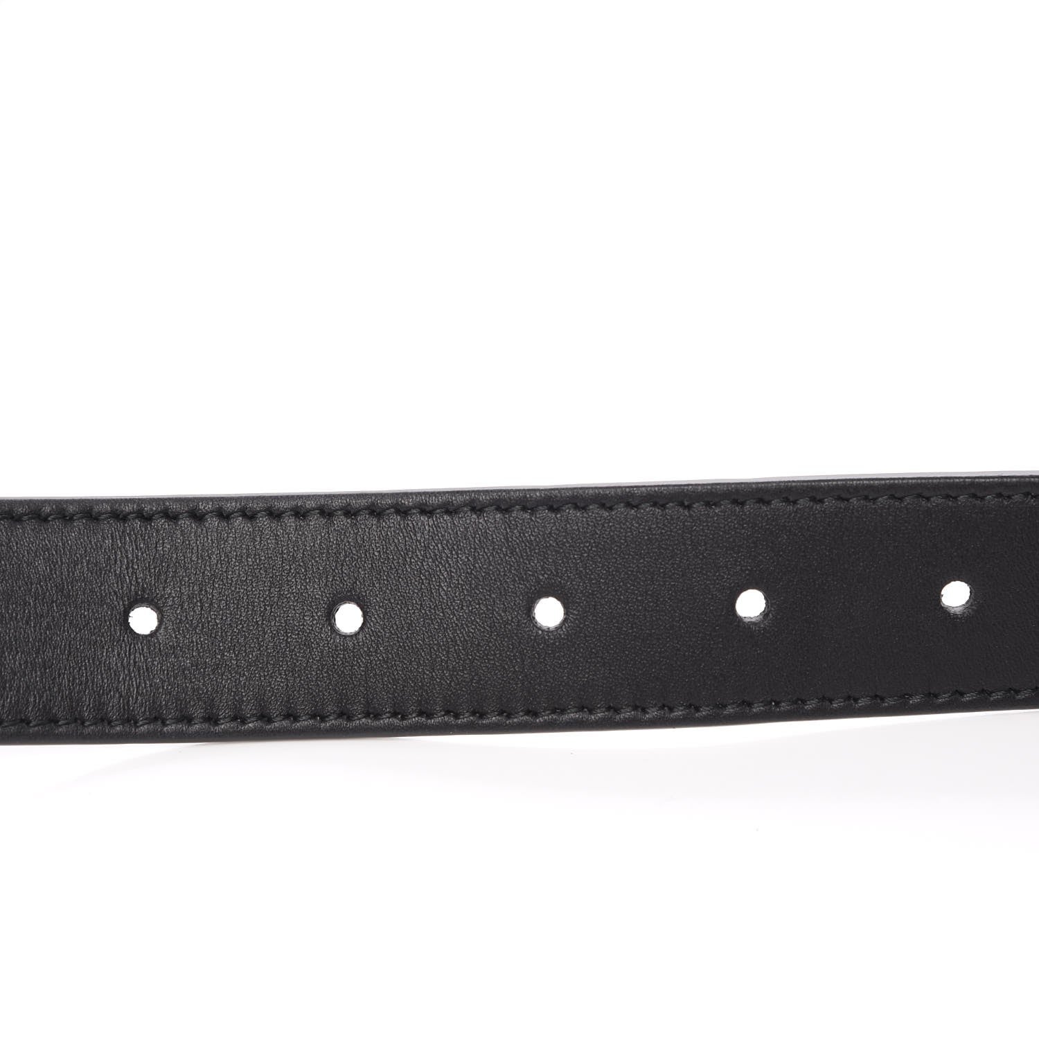 Gucci Velvet Matelasse GG Marmont Belt Bag 85 34 Black 10 of 13