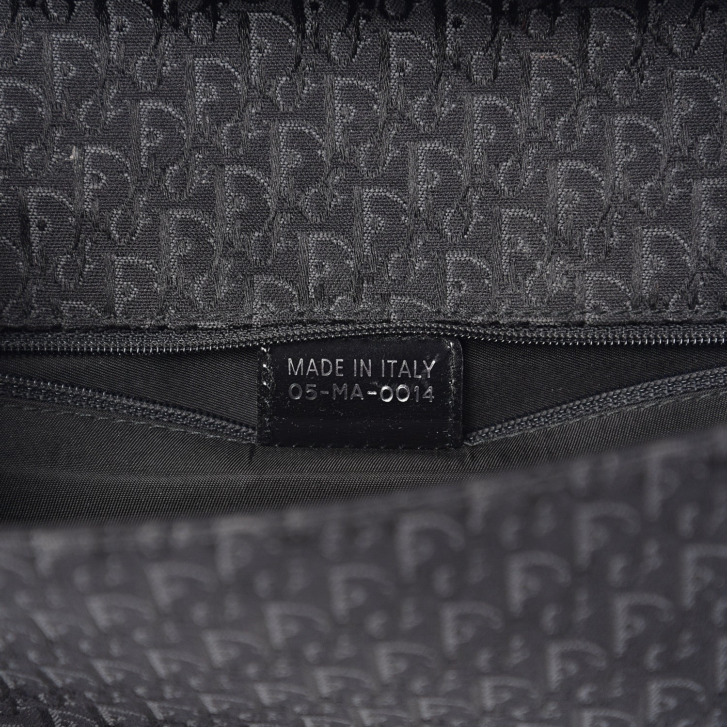 Christian Dior Monogram D Trick Shoulder Bag Black 6 of 9