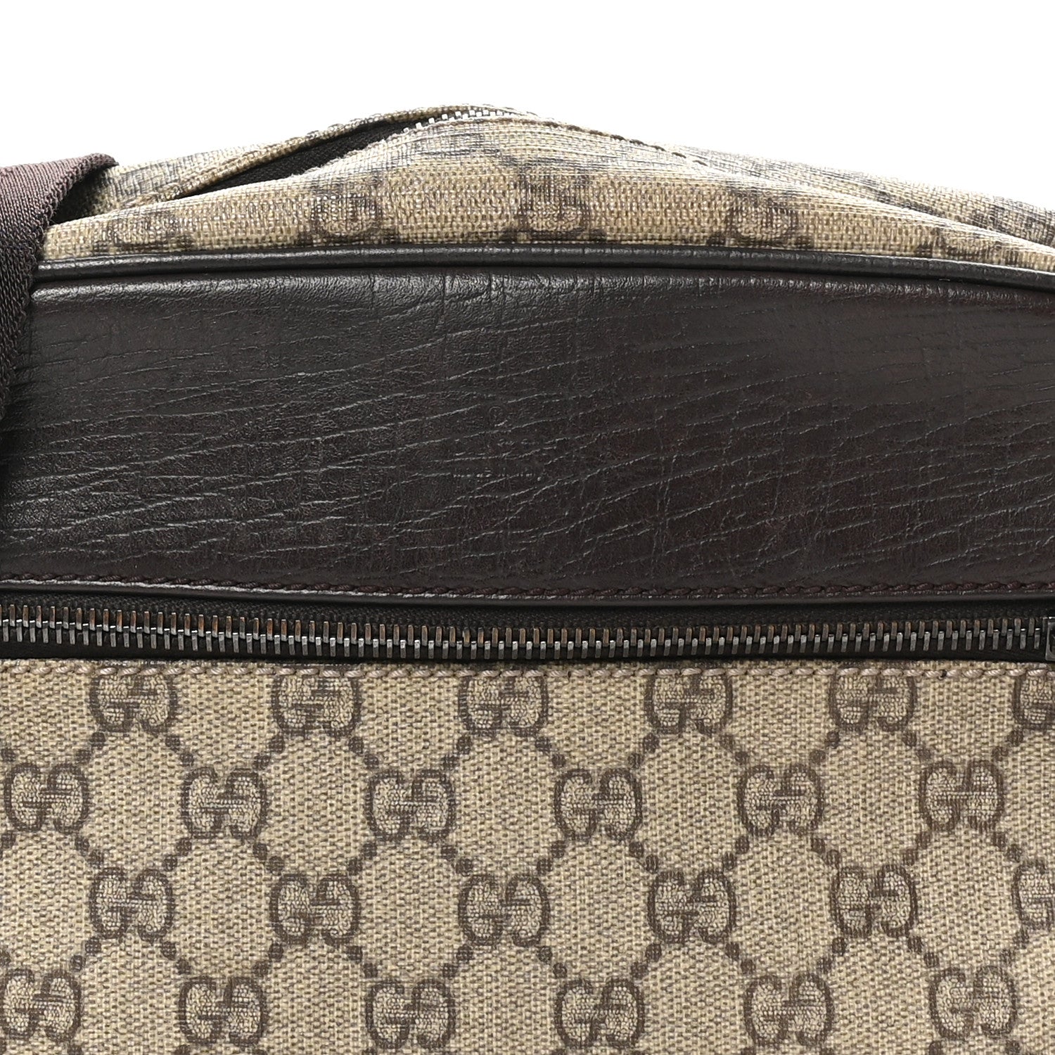 Gucci GG Plus Monogram Shoulder Bag Dark Brown 8 of 10