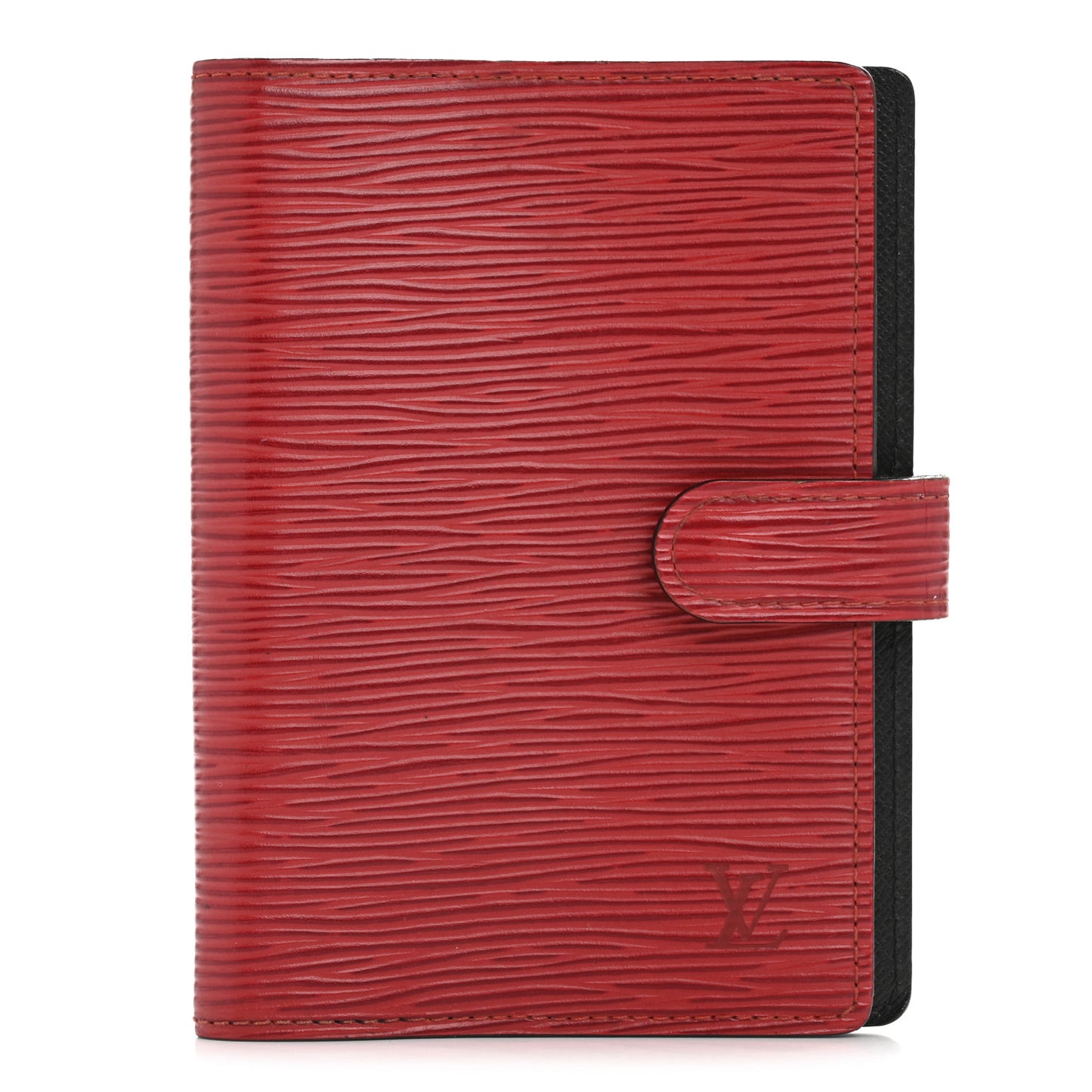 Epi Small Ring Agenda Cover Castillan Red