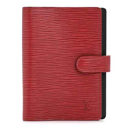 Louis Vuitton Epi Small Ring Agenda Cover Castillan Red 1 of 12