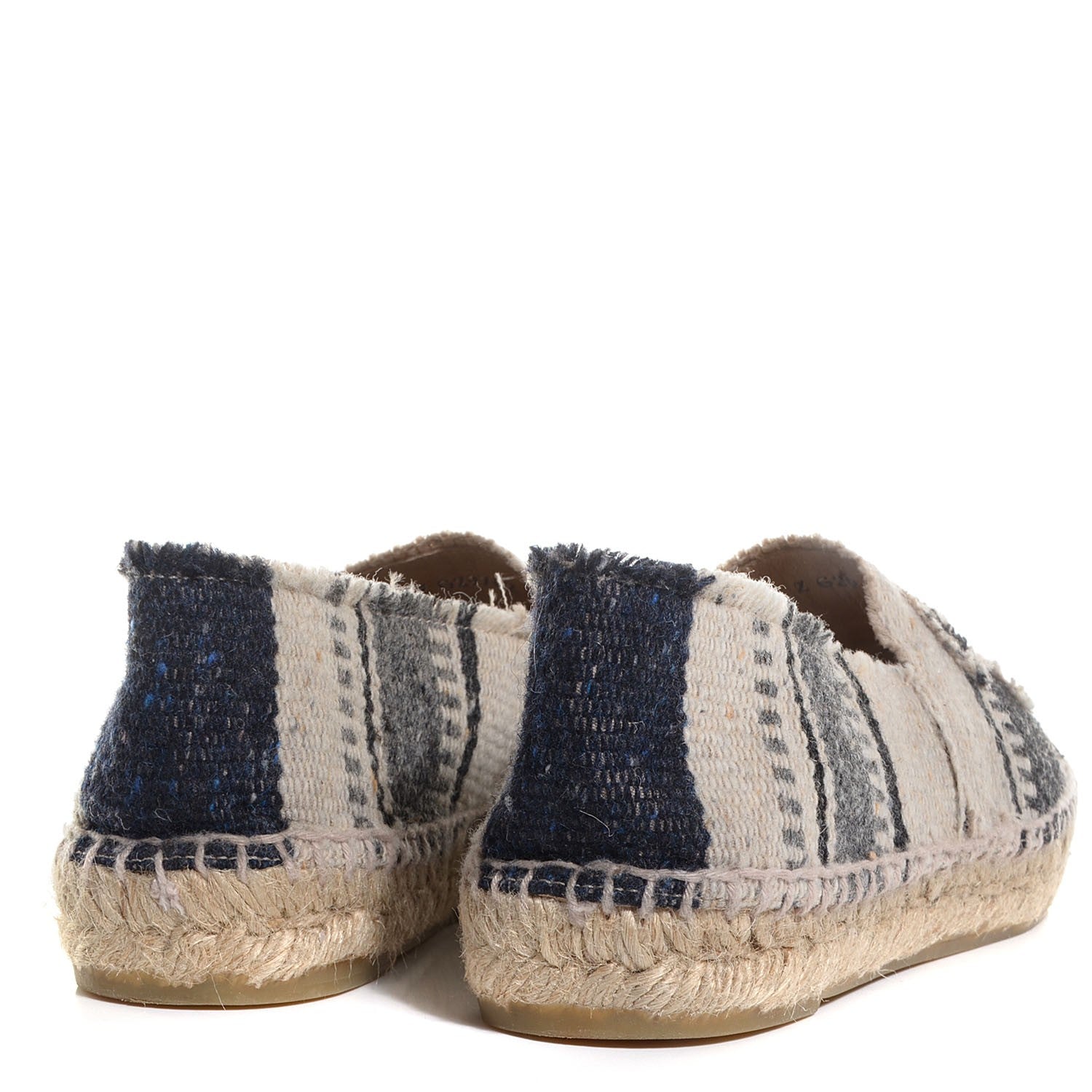 Chanel Canvas Striped CC Espadrilles 38 3 of 6